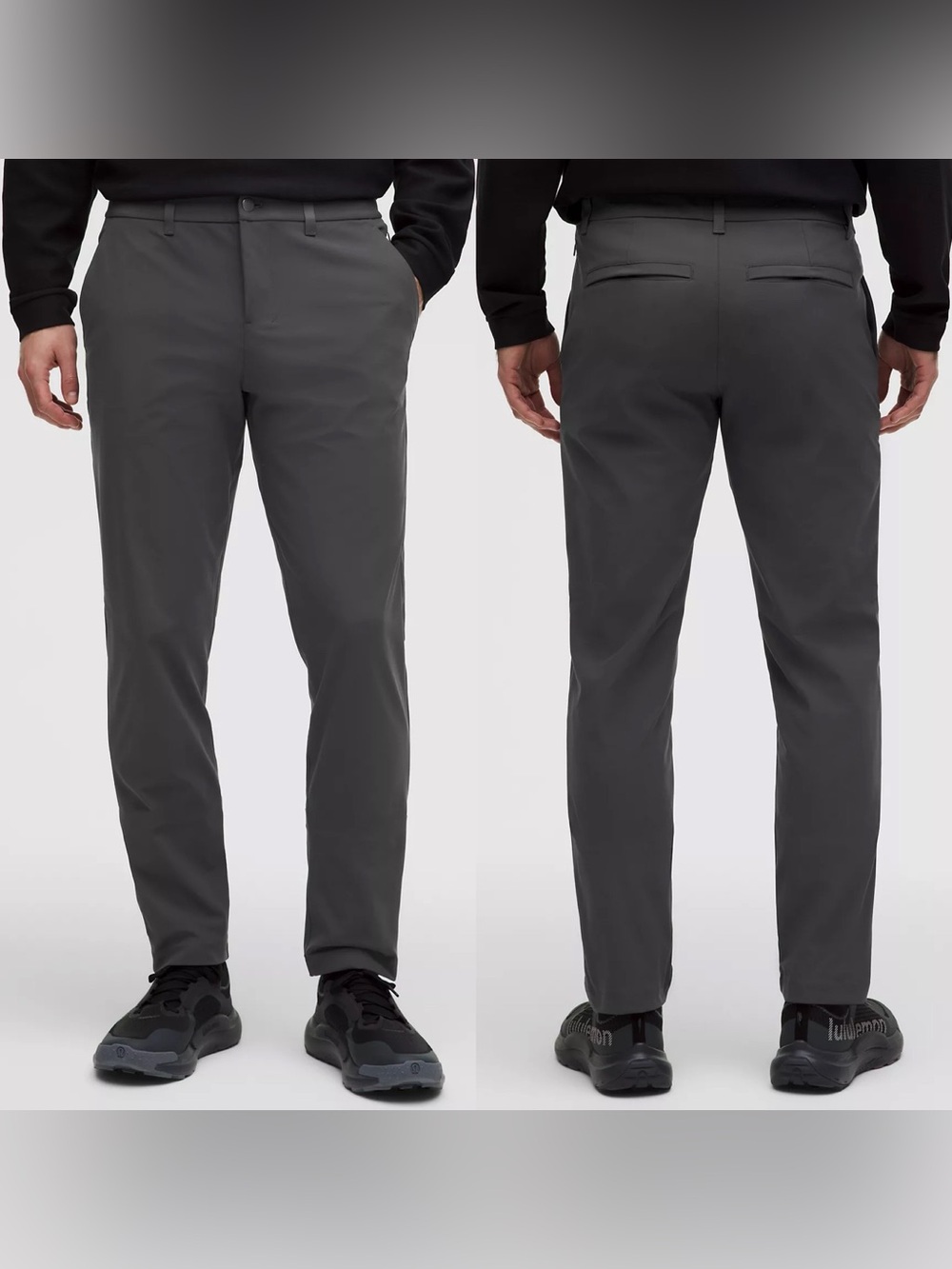 Lululemon Men’s ABC Trouser Sz 36x30 Classic Fit Warpstreme Obsidian NWT $138